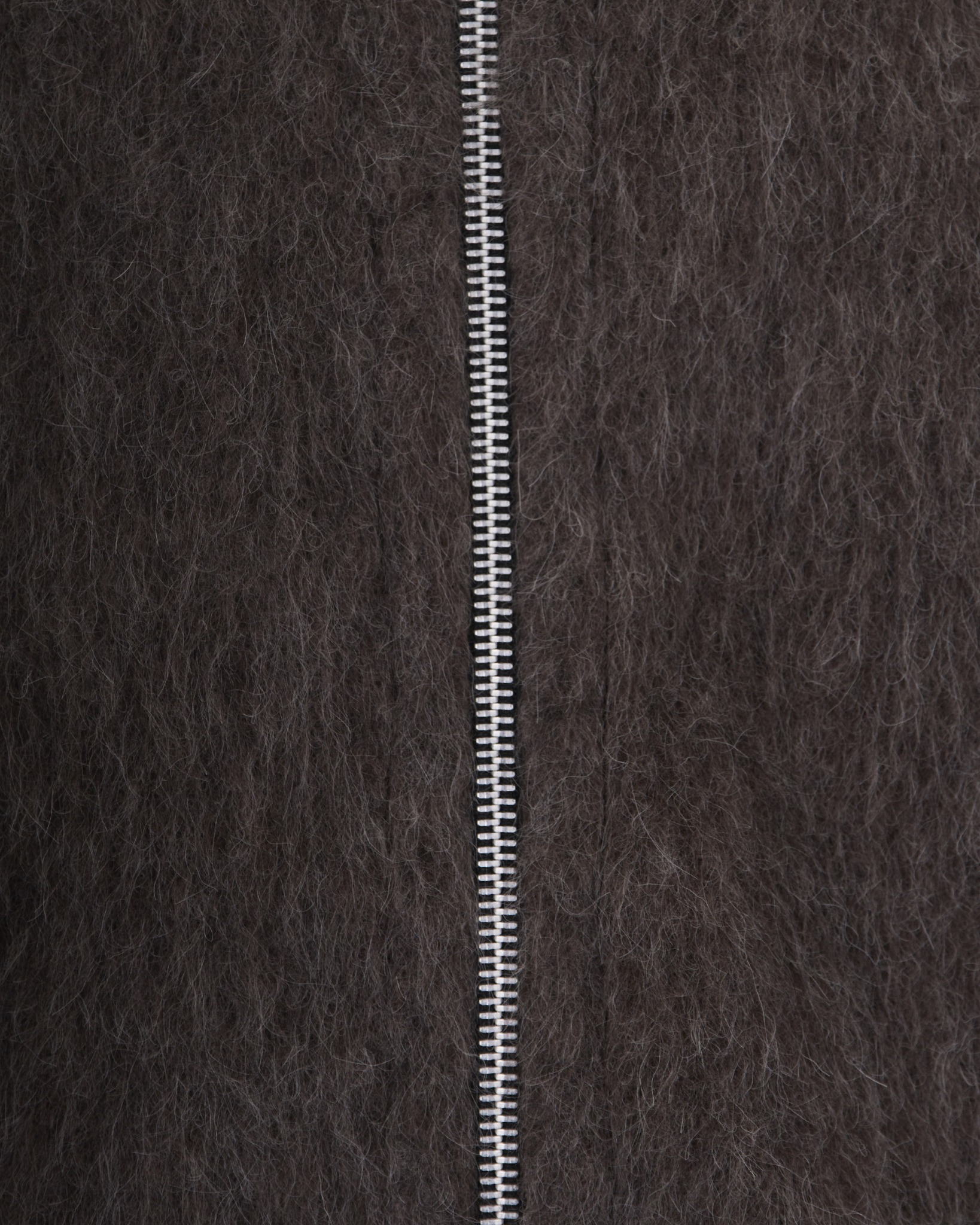 [Our Legacy] Zip up FW26 M2266FMMole Grey Hairy Wool