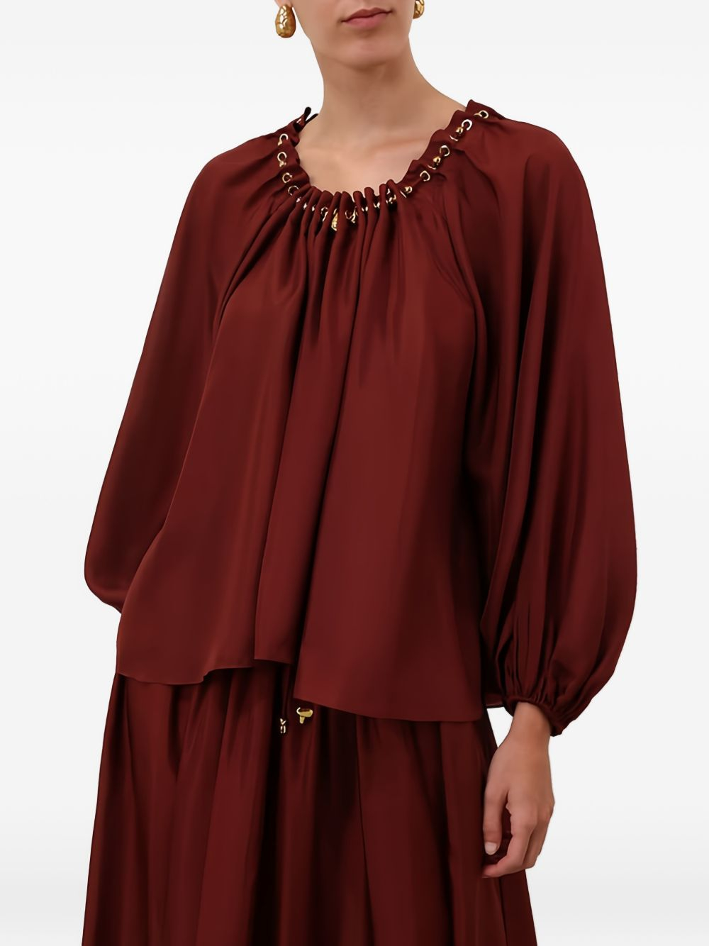 [Zimmermann] Shirts Short Sleeve FW26 8428TSS261MER