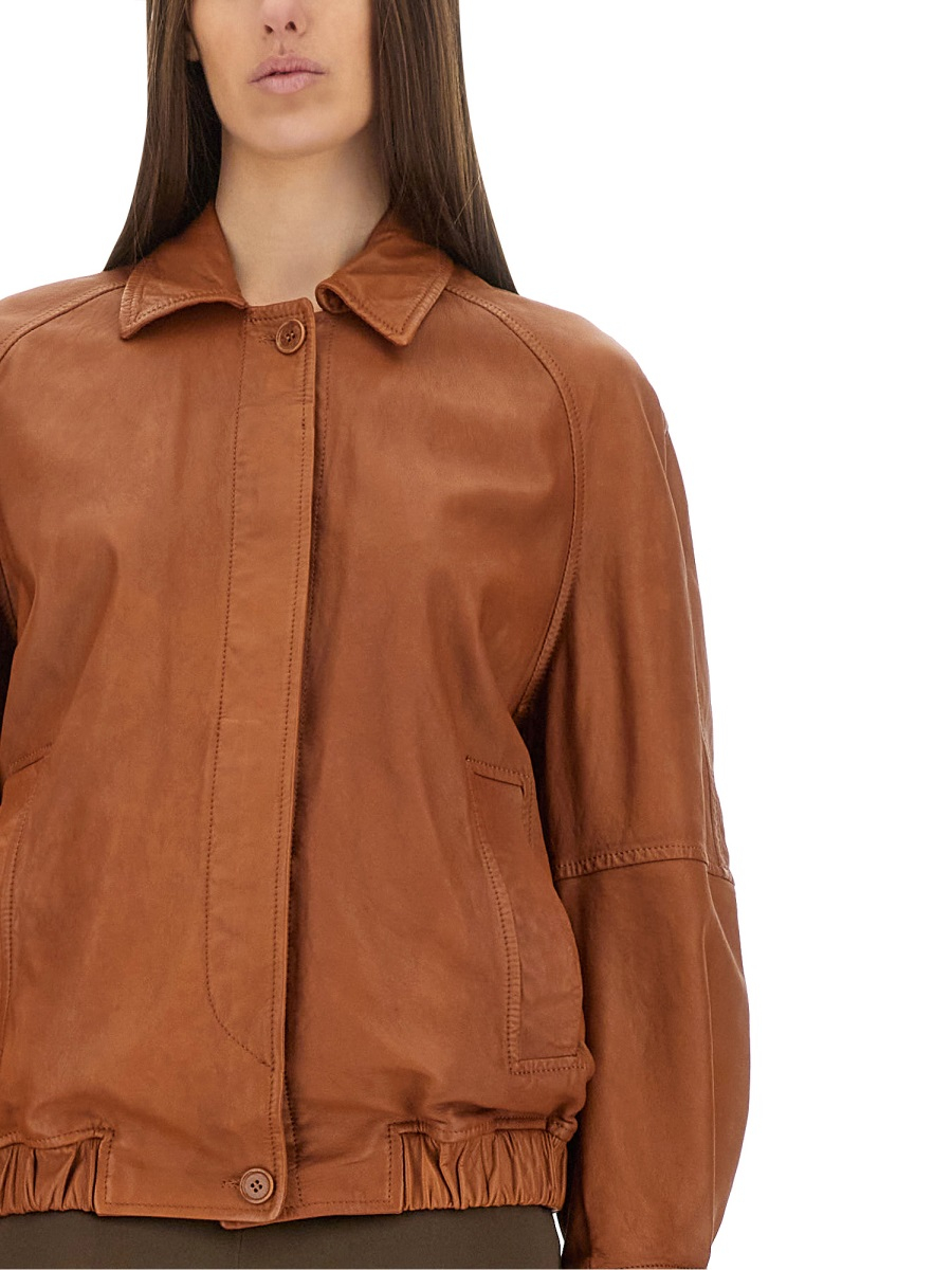 [SALVATORE SANTORO] Leather Jacket SS25 48011-D_PRAWCOGNAC