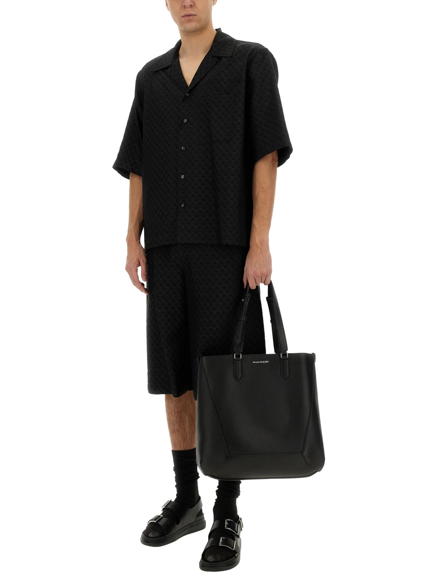 [Alexander McQueen] Shirts Short Sleeve SS25 814693_QRABU1010