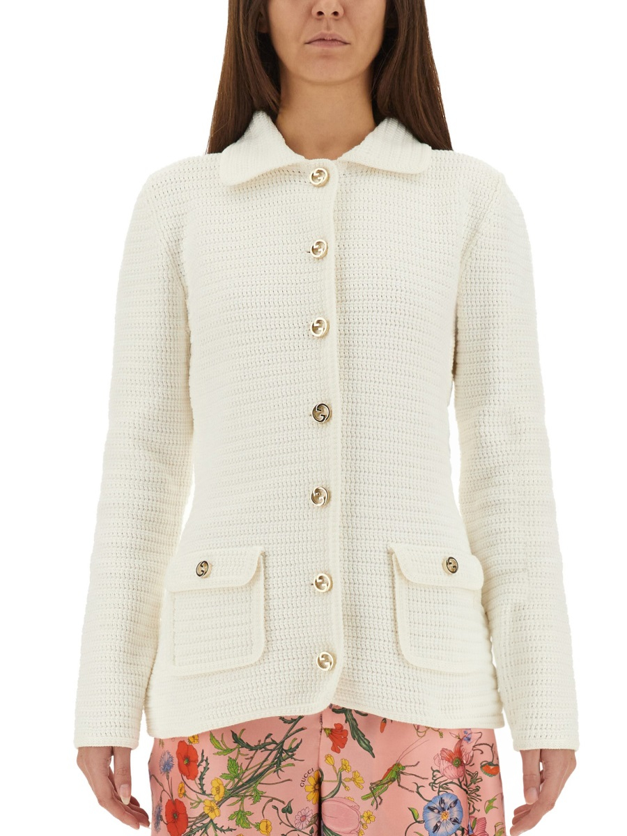 [Gucci] Cardigan SS25 819372_XKEOP9055