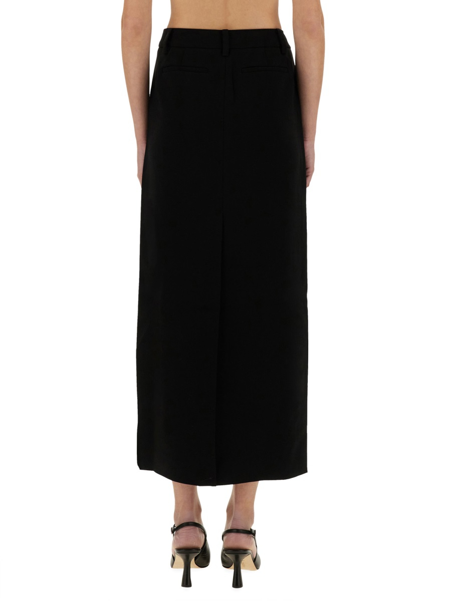 [MICHAEL BY MICHAEL KORS] Midi skirt SS25 MS570HCENX_001BLACK