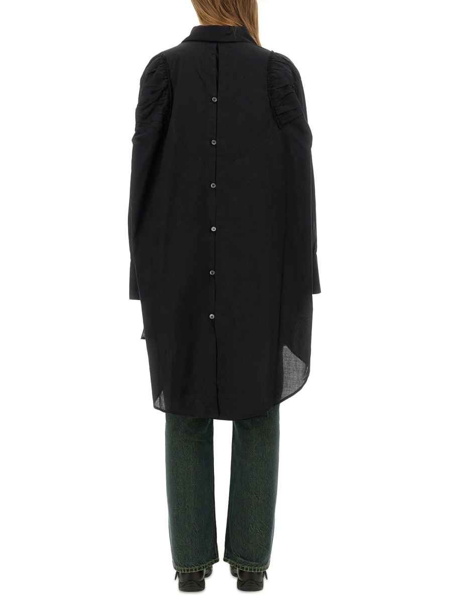 [Our Legacy] Long sleeve dress SS25 W2257GB_BLACKVOILE