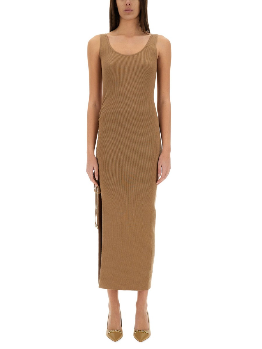 [MICHAEL BY MICHAEL KORS] Sleeveless dress SS25 MR582UH4VR_214CAFE