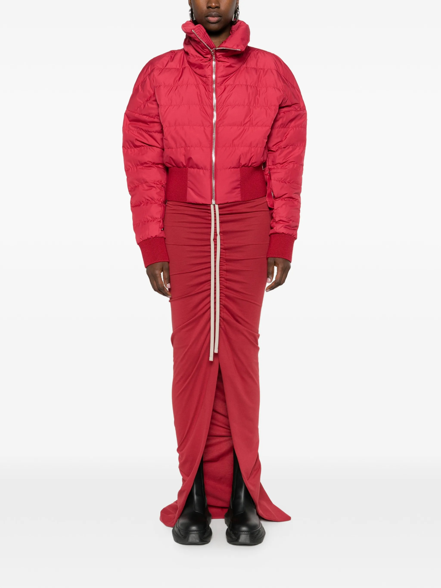 [Moncler X Rick Owens] Long skirt SS26 MU01F8H02 89AHD