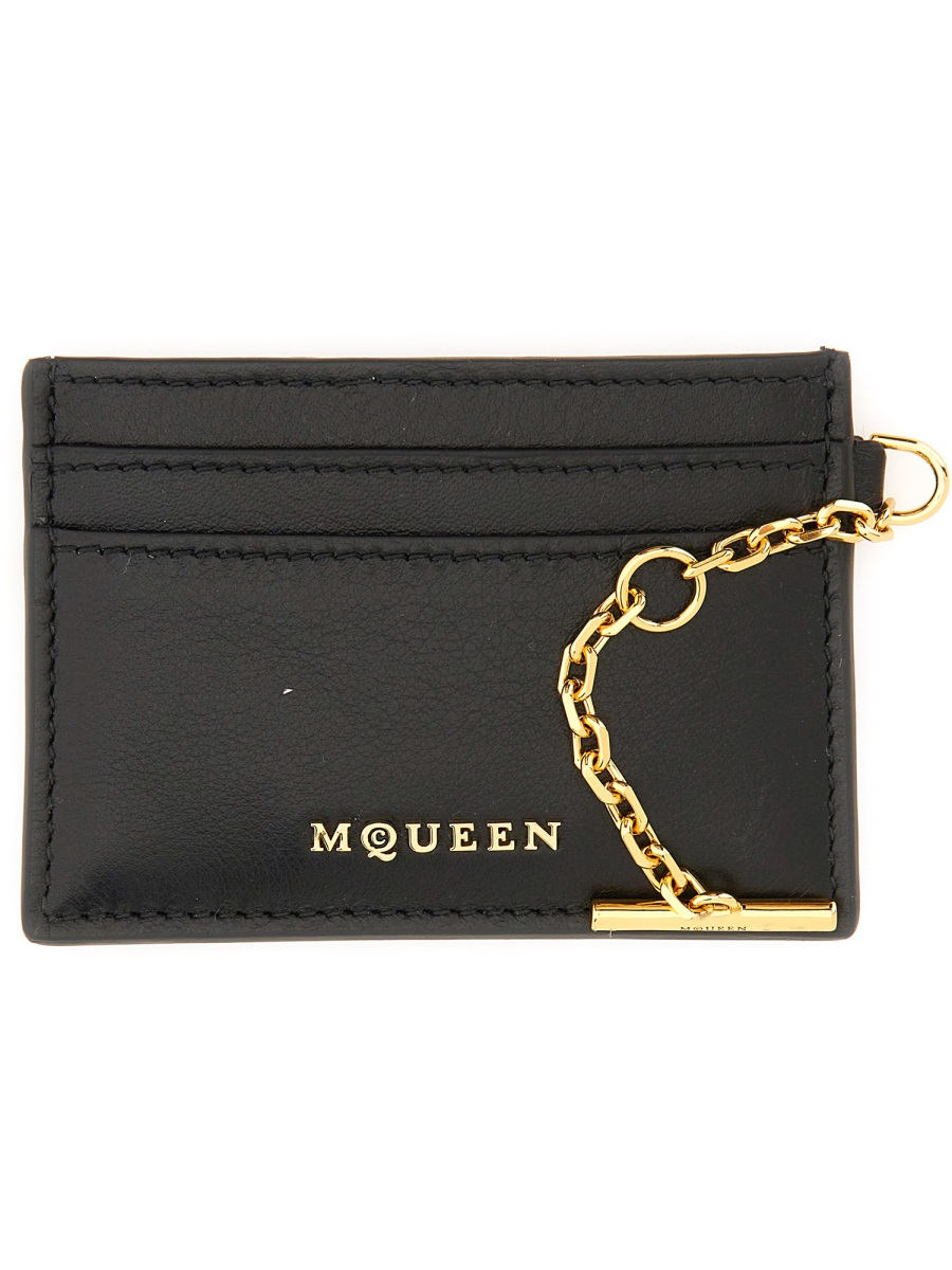 [Alexander McQueen] Wallet FW24 804434_1T1AG1000