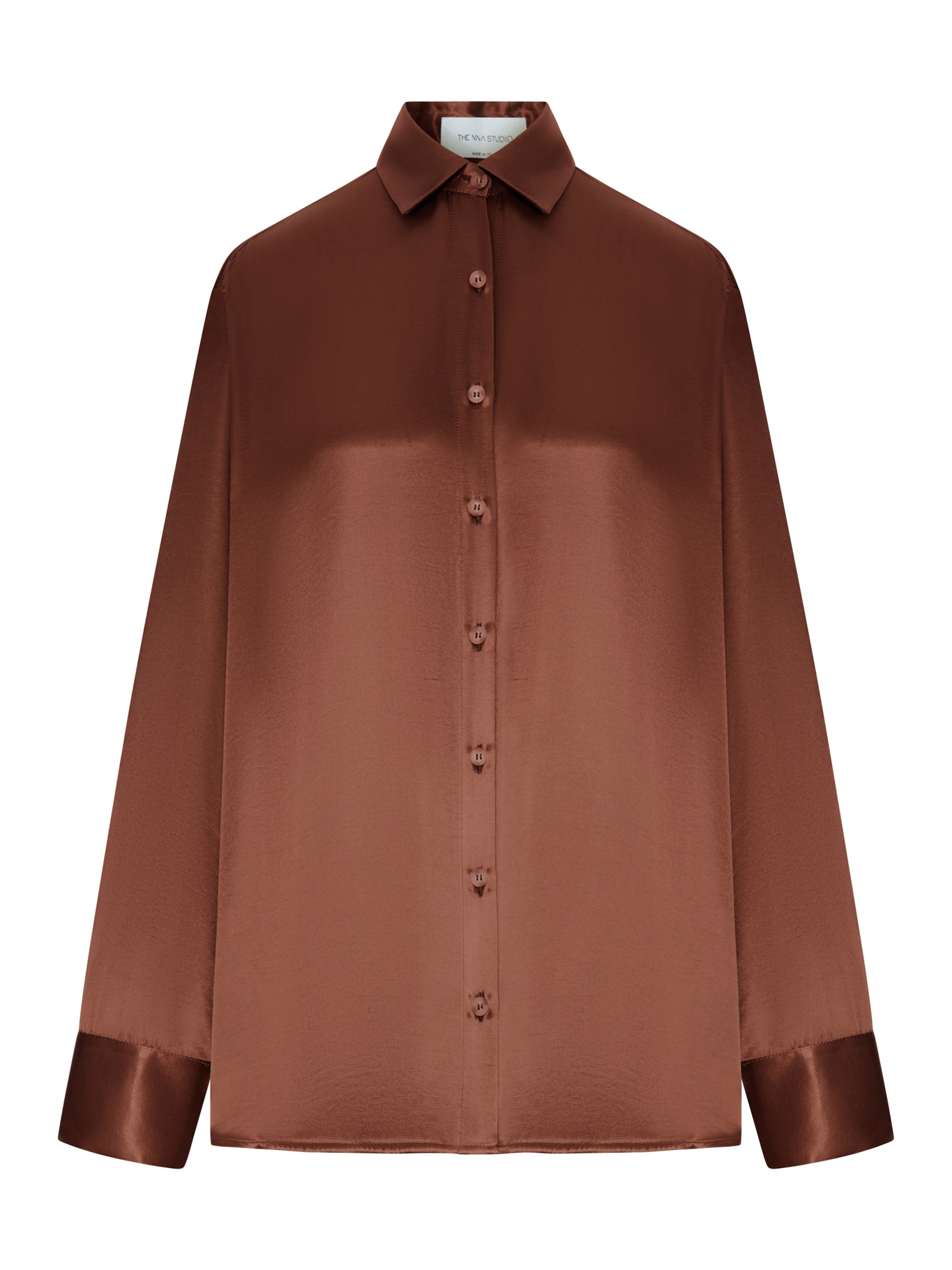 [THE NINA STUDIO] Shirts Long Sleeve SS26 N2744300 CHOCO