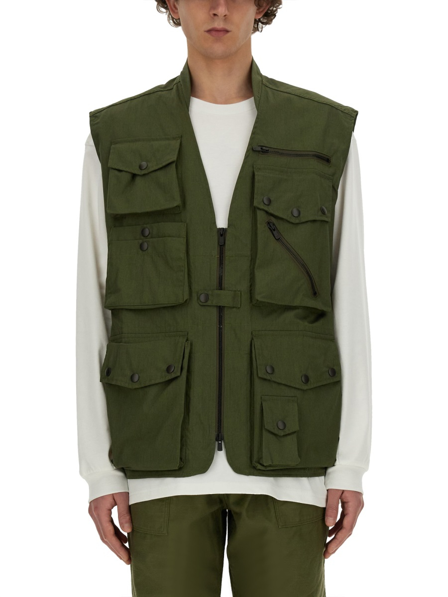 [Needles] Vest SS24 OT091_A-OLIVE