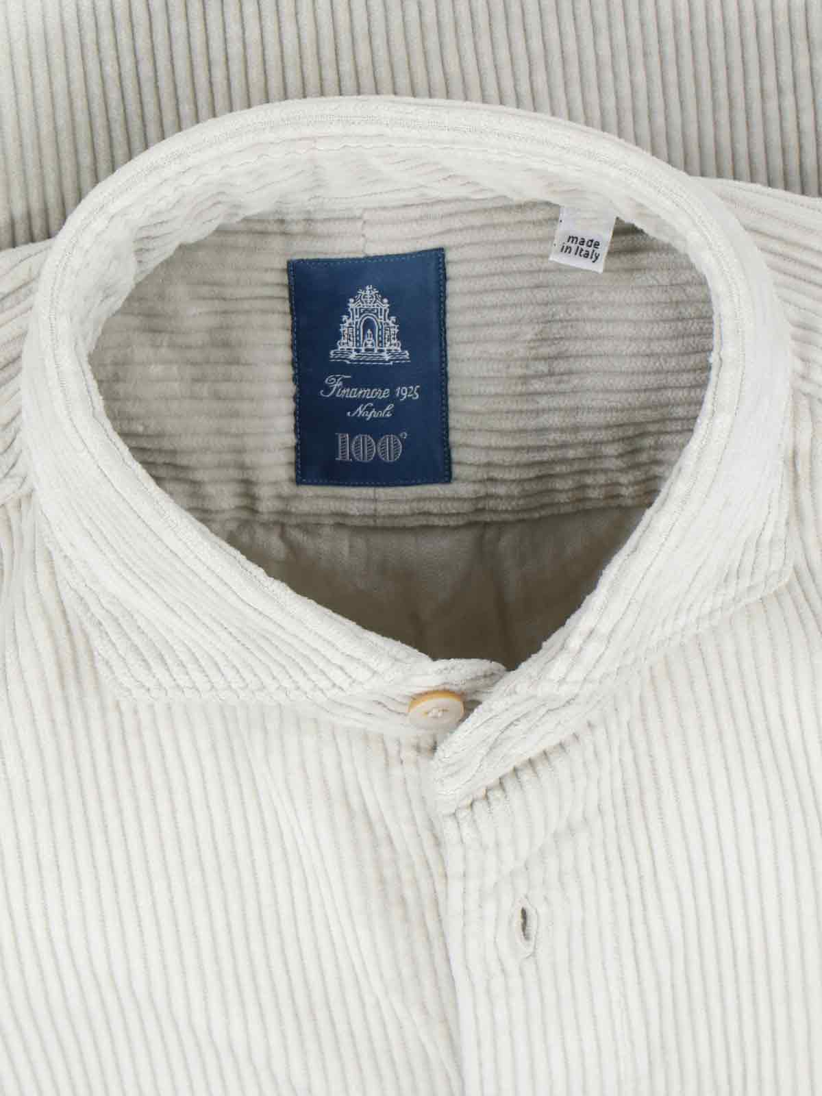 [Finamore] Shirts Long Sleeve FW25 A5062G SALINAT ACHILLE185