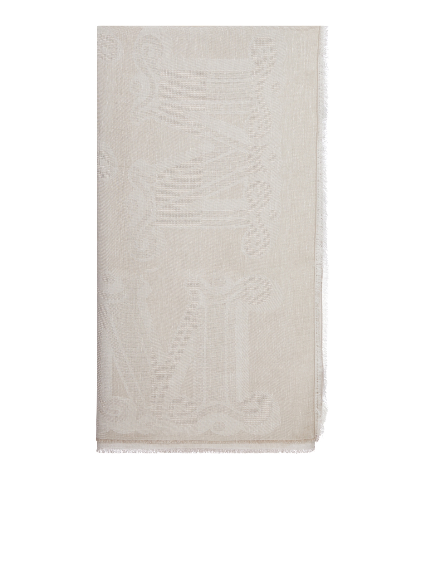 [Max Mara] Scarf SS26 2614541032600001 WHITE IVORY