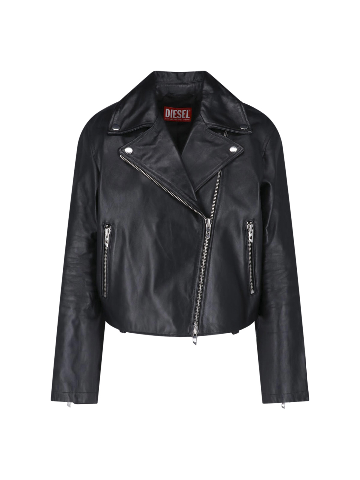 [Diesel] Leather Jacket FW26 A21902 0CECH9XX