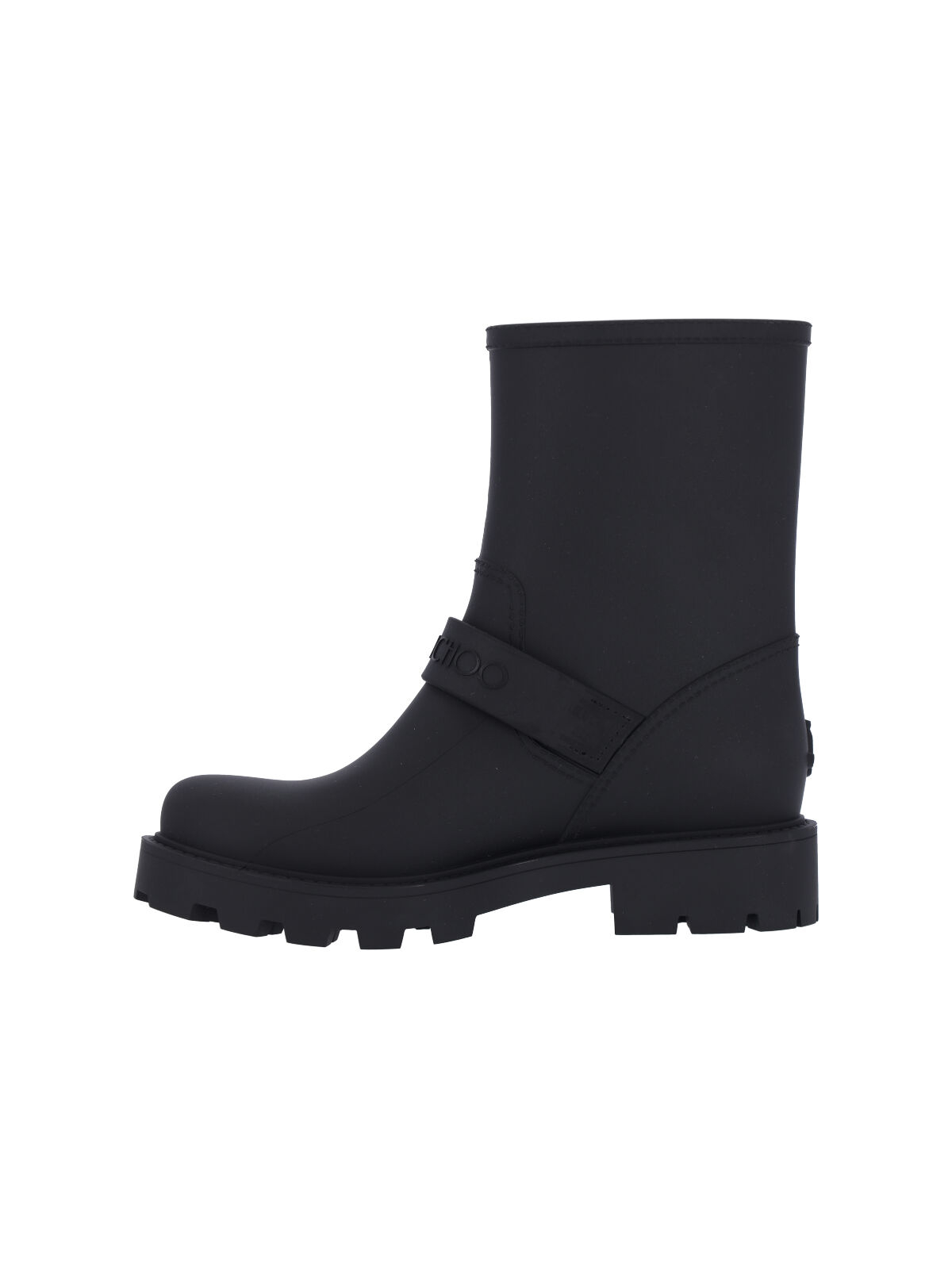 [Jimmy Choo] Ankle Boots SS26 BIKER RAIN TPYBLACK