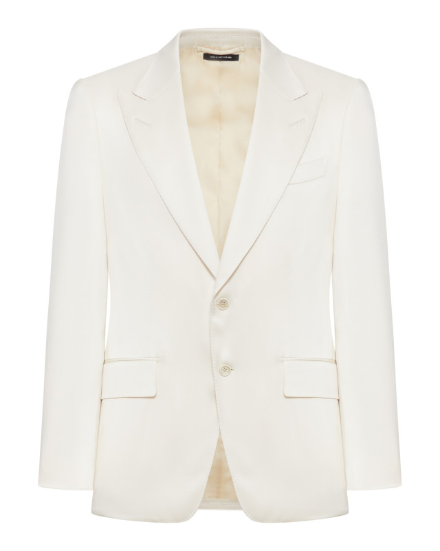 [Tom Ford] Blazer SS26 JLSPF2S0179WAC IVORY