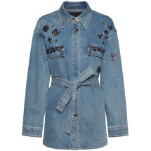 [ELENA MIRO`] Denim Jacket SS26 R426Z000025N