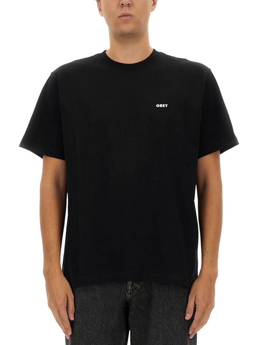 [OBEY] T-shirts Short Sleeve SS25 131080365_BLACK