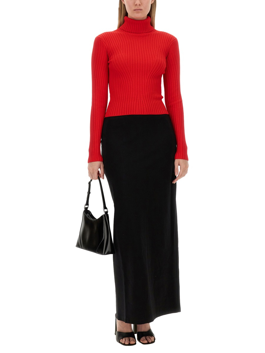 [Staud] Long skirt FW24 R24P6128PT_BLK