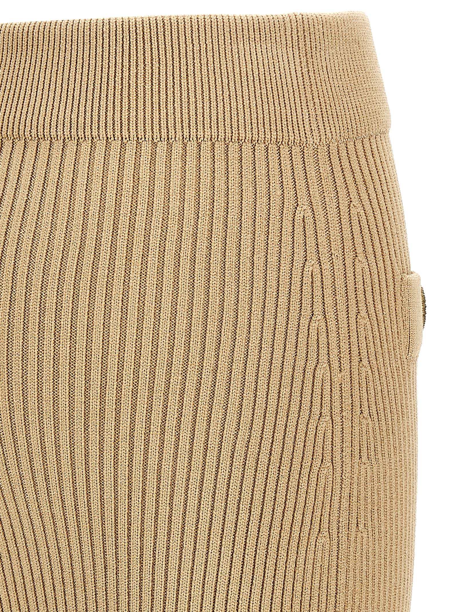 [Balmain] Midi skirt SS25 EF1LD022KI100DC