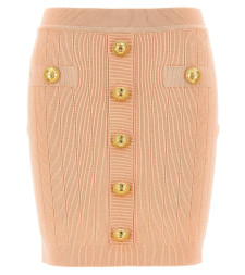 [Balmain] Midi skirt SS25 EF1LB290KB070LB