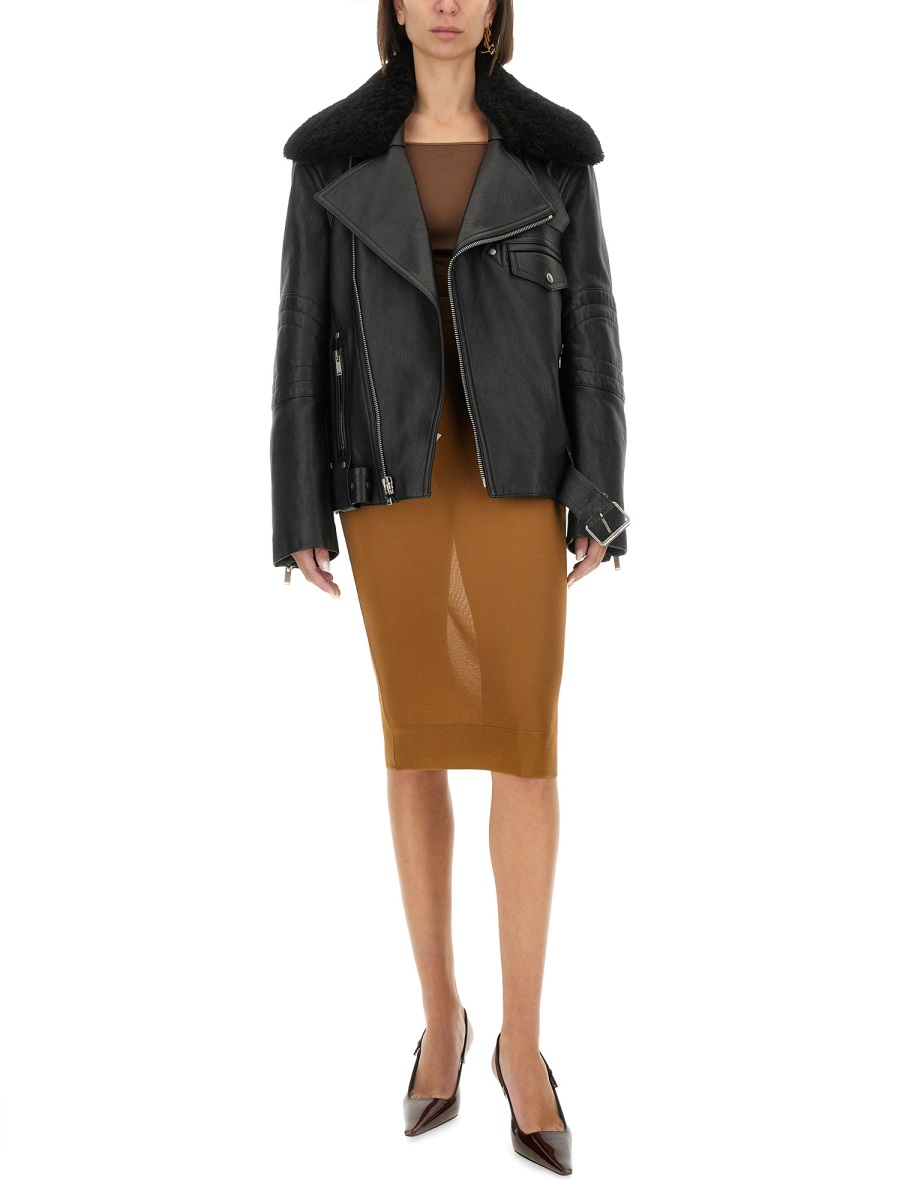 [Saint Laurent] Leather Jacket FW24 809830_YCRR21000