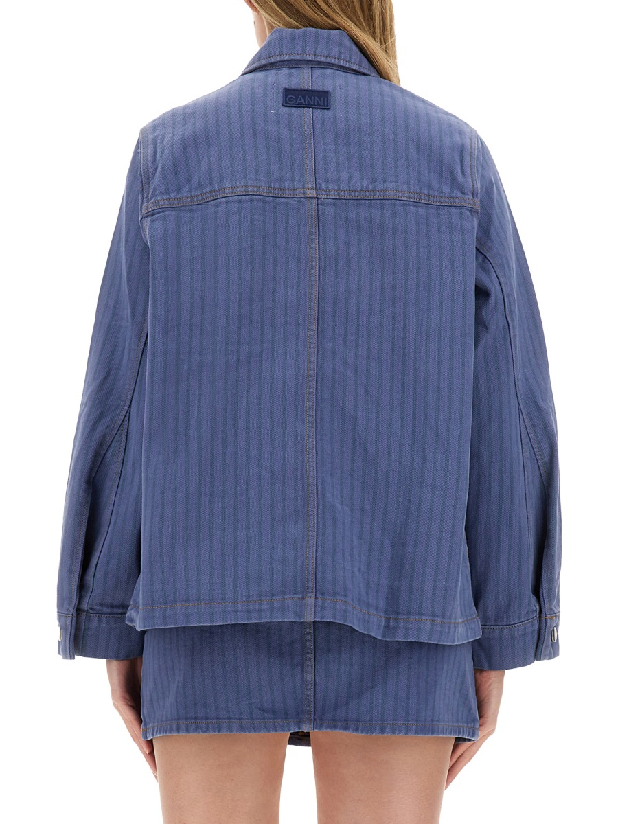 [GANNI] Denim Jacket FW24 J1522_083
