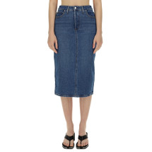 [ALEXANDERWANG.T] Midi skirt FW24 4DC3245459_401