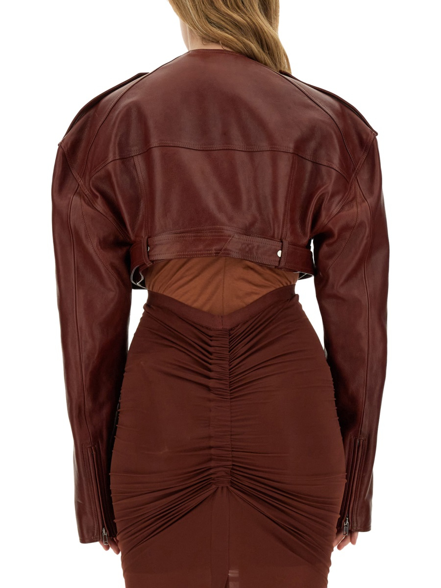 [Rick Owens] Leather Jacket SS24 RO01D2790_LNV73