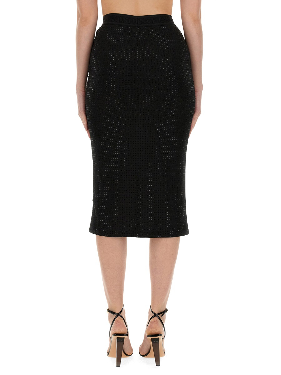 [VERSACE JEANS COUTURE] Midi skirt SS24 76HAE8B6_J0124899