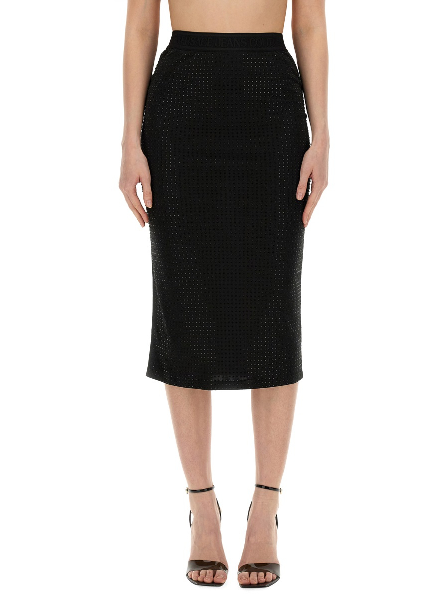 [VERSACE JEANS COUTURE] Midi skirt SS24 76HAE8B6_J0124899