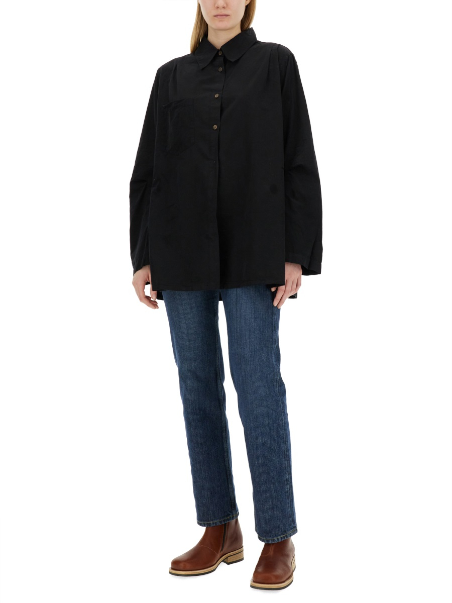 [Our Legacy] Shirts Long Sleeve SS24 W2232MAB_ANTIQUEBLACKPEACHEDCUPRO
