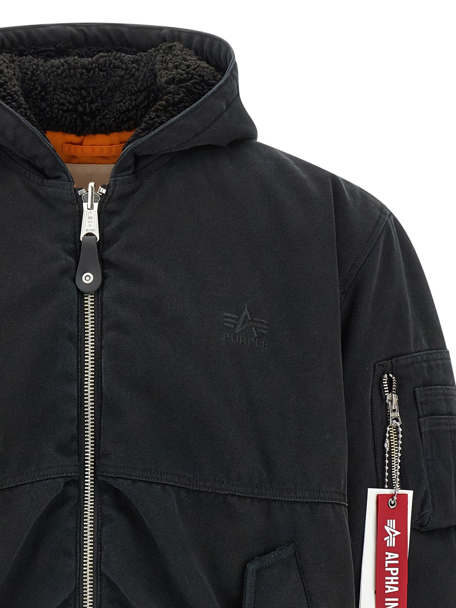 [Purple] Bomber Jacket FW25 M6103APHB825BLACK