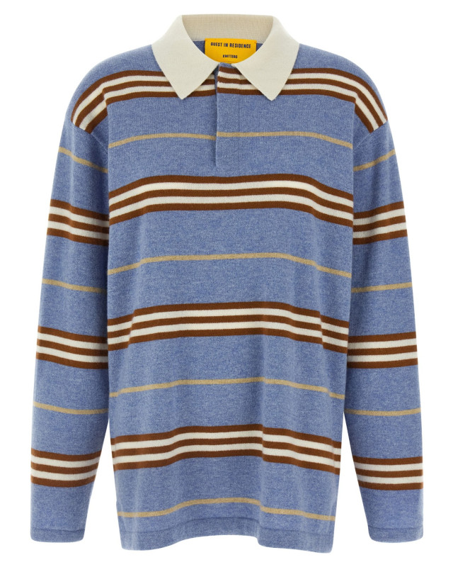 [GUEST IN RESIDENCE] T-shirts Long Sleeve FW25 U32010JMHEATHERBLUECOMBO