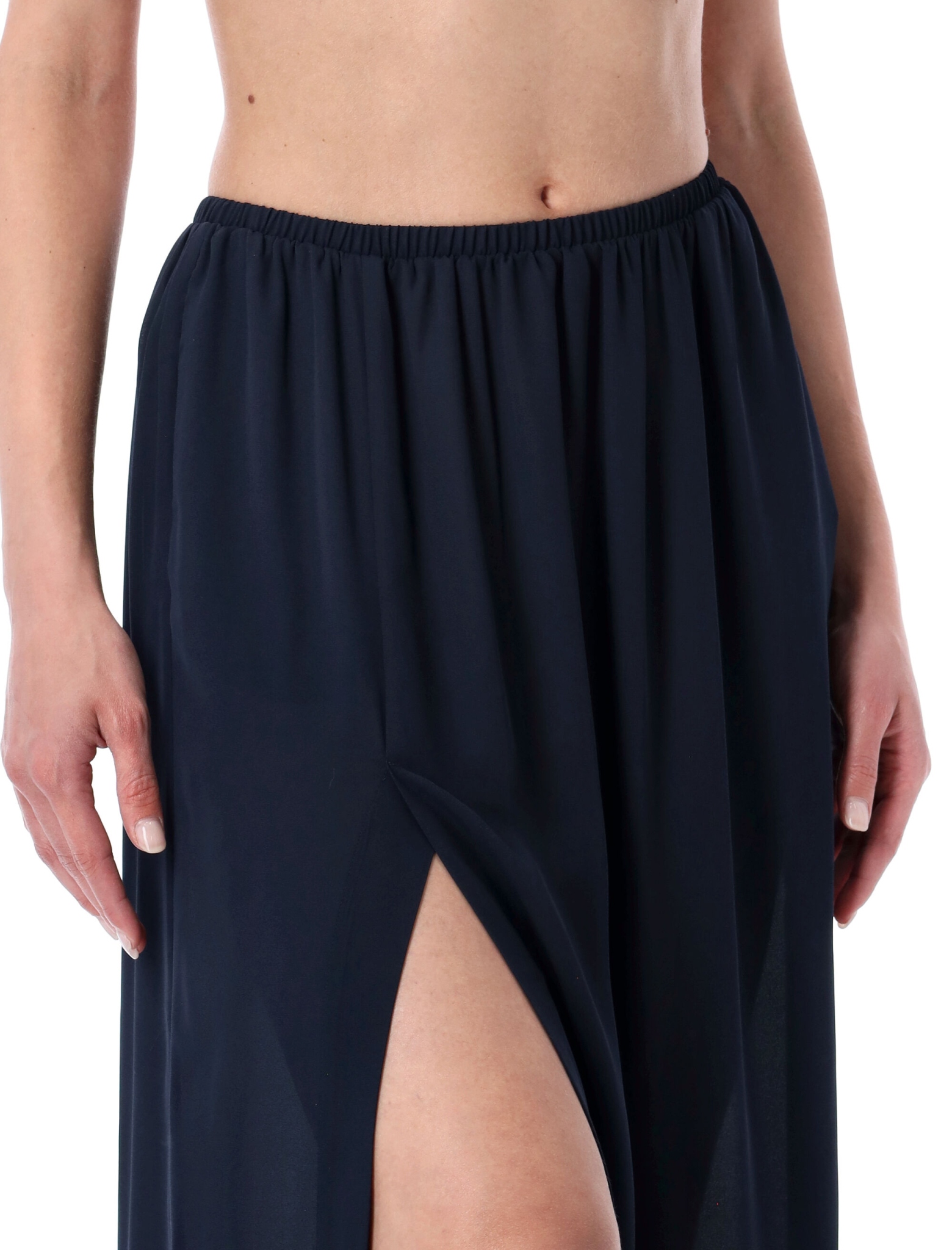 [THE FRANKIE SHOP] Long skirt SS26 SKFS21803304NAVY