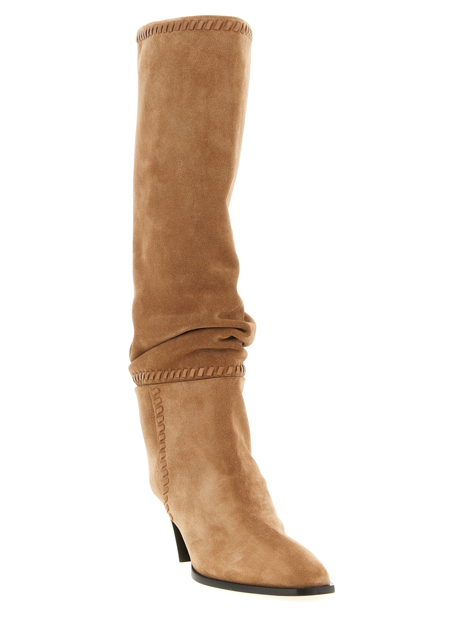 [Jimmy Choo] Long Boots FW25 HARTSTITCHKB60HTWTOFFEE