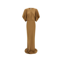 [Norma Kamali] Short sleeve dress SS26 ST4253SAR34870CAMEL