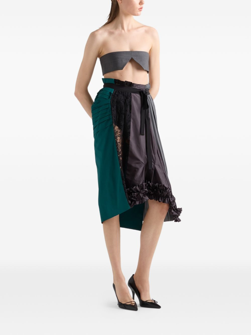 [Prada] Midi skirt SS26 P147IG19QWF063H
