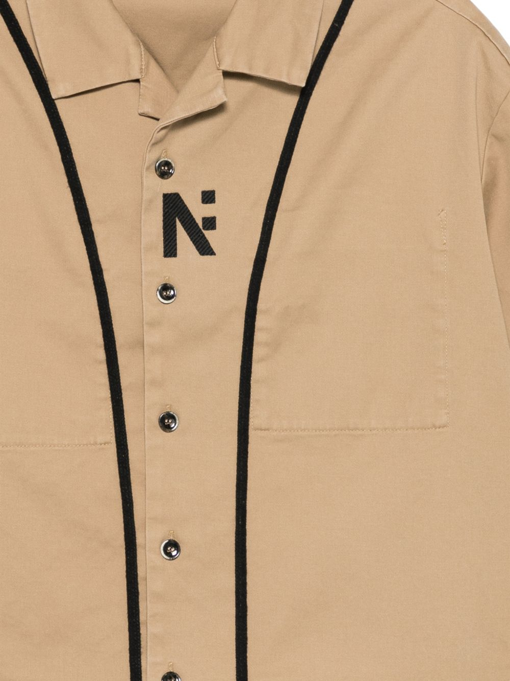 [Nine inthe morning] Shirts Short Sleeve SS26 9SS26ZIO01SQORAZIOA13BEIGE