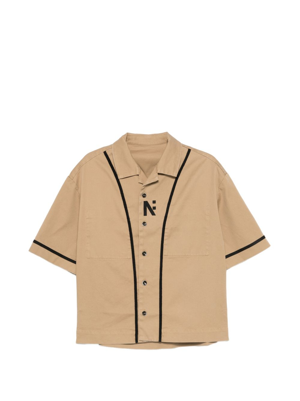 [Nine inthe morning] Shirts Short Sleeve SS26 9SS26ZIO01SQORAZIOA13BEIGE