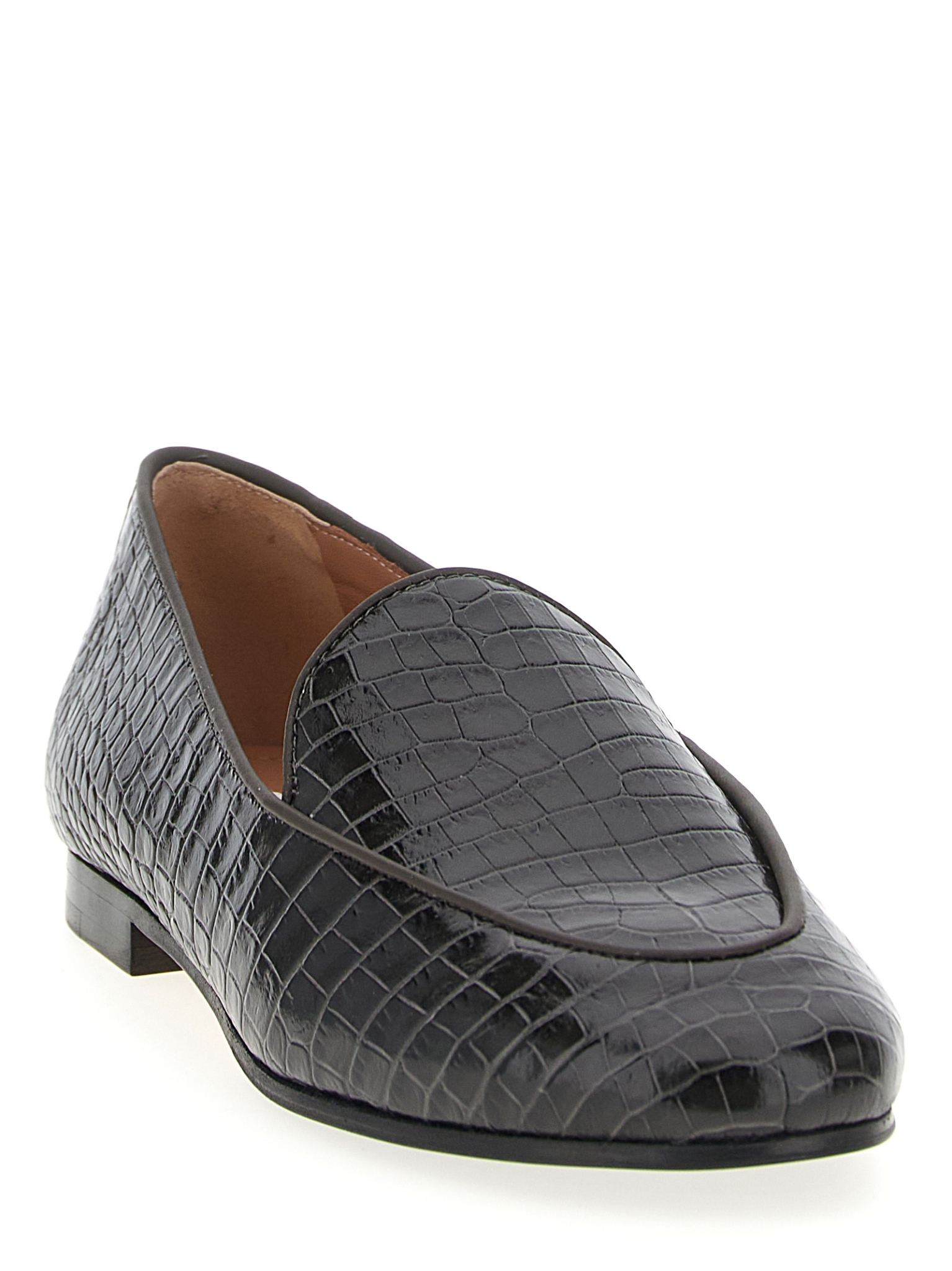 [Aquazzura] Loafer FW25 GNNFLAM1CCNCHARCOAL