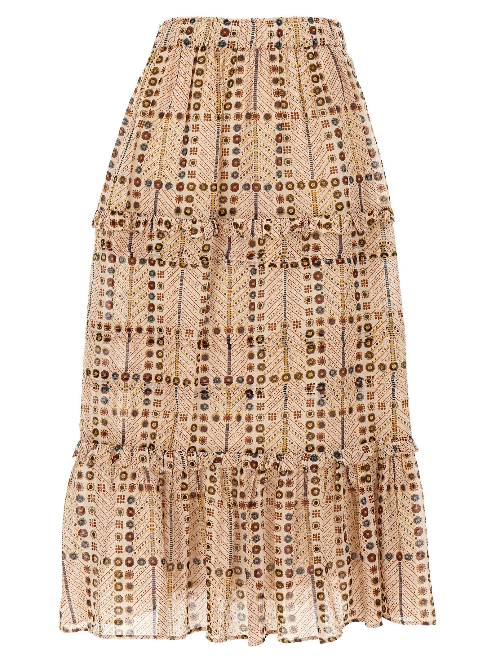 [Marant Etoile] Long skirt SS25 JU0239FAC1J19E23EC