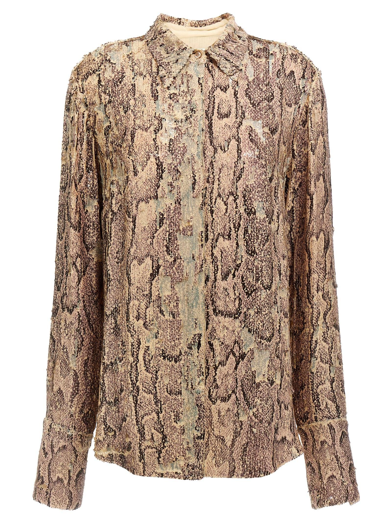 [DRIES VAN NOTEN] Shirts Long Sleeve SS25 2510107611482403