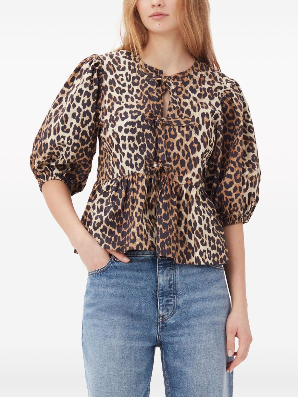 [GANNI] Blouse SS26 F9116943