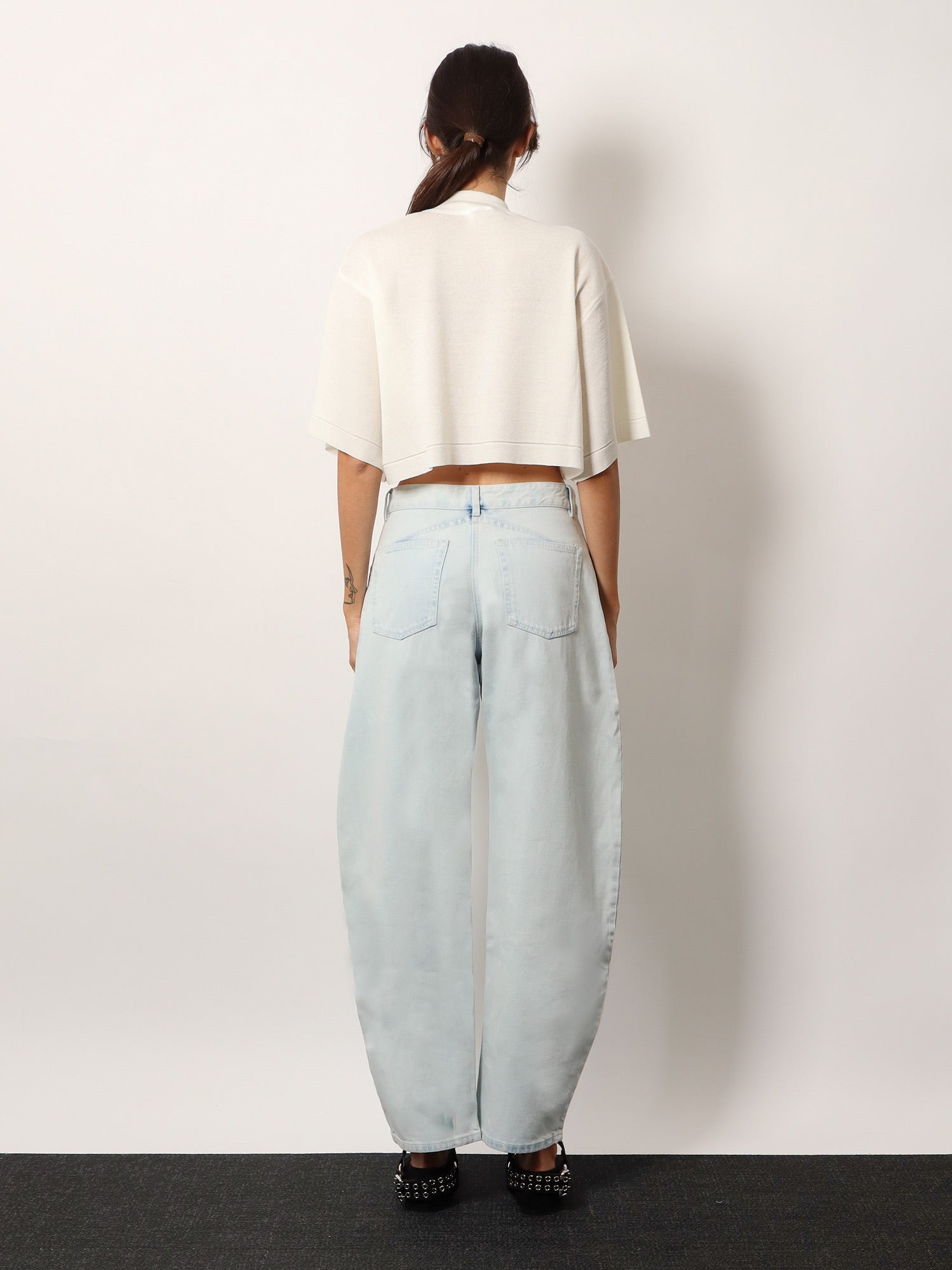 [Alaia] T-shirts Short Sleeve FW25 AA9H1232K083B000