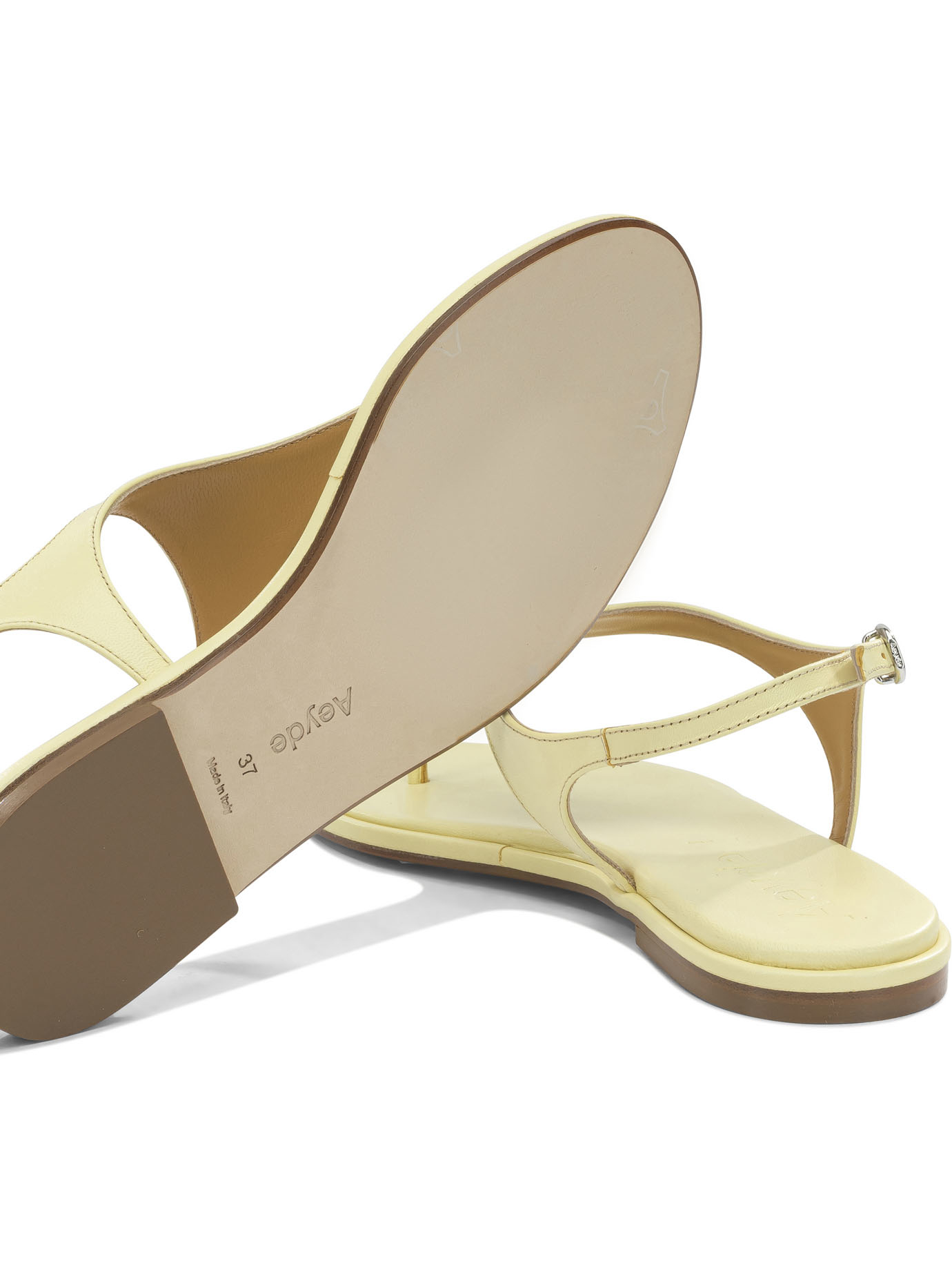 [Aeyde] Sandals SS26 RAINENAPPA LEATHERLEMON