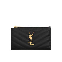 [Saint Laurent] Cardholder FW26 607915BOW011000 BLACK