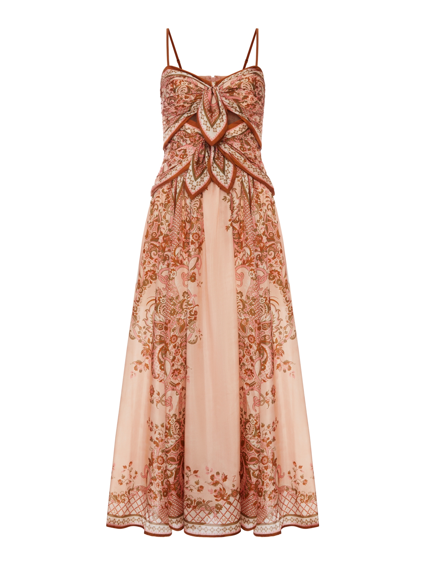 [Zimmermann] Sleeveless dress FW26 8062DSS261PPSF LPINK PAISLEY FLORAL