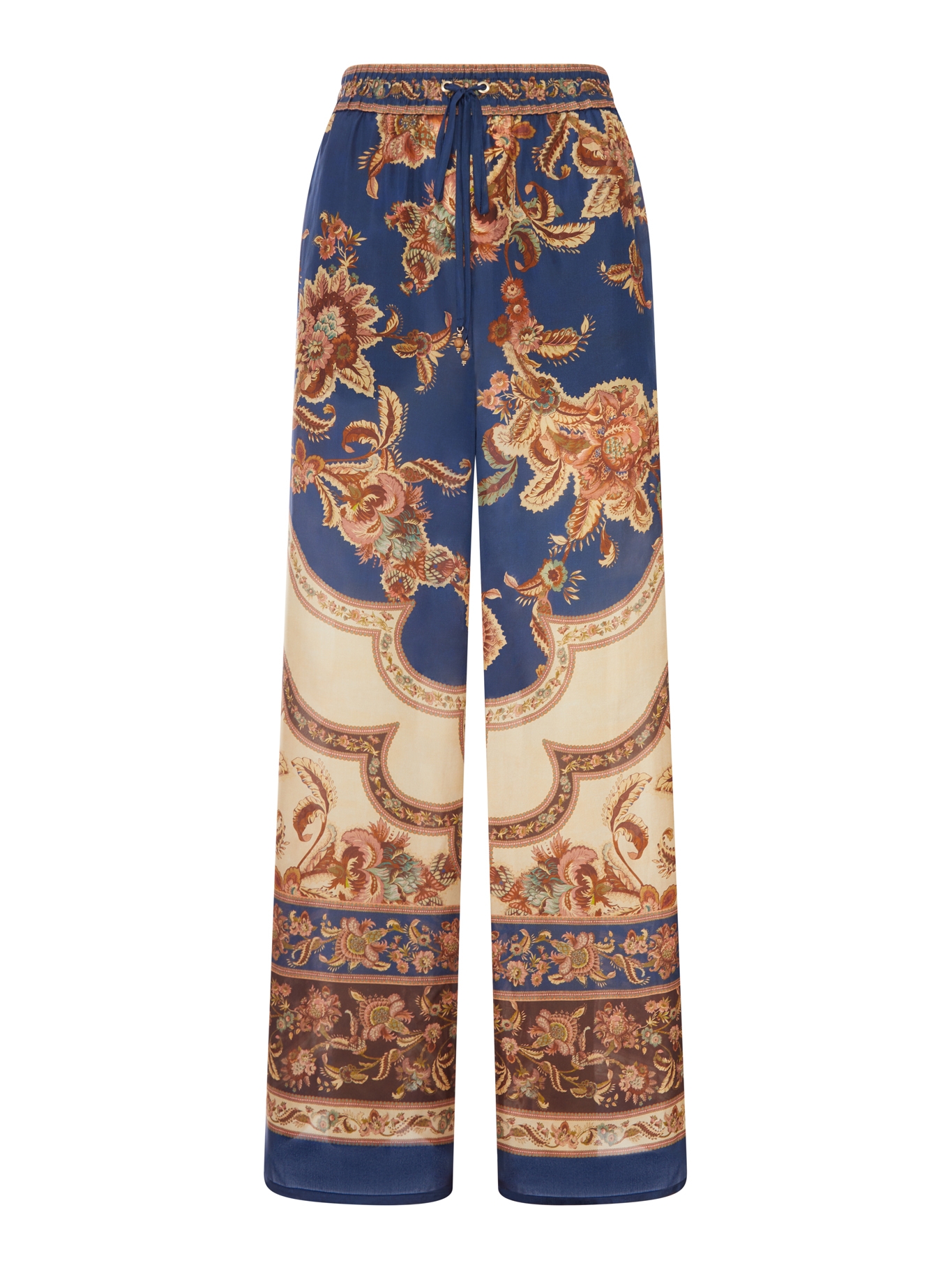 [Zimmermann] Trousers FW26 8279PSS261NJCO NAVY JACOBEAN