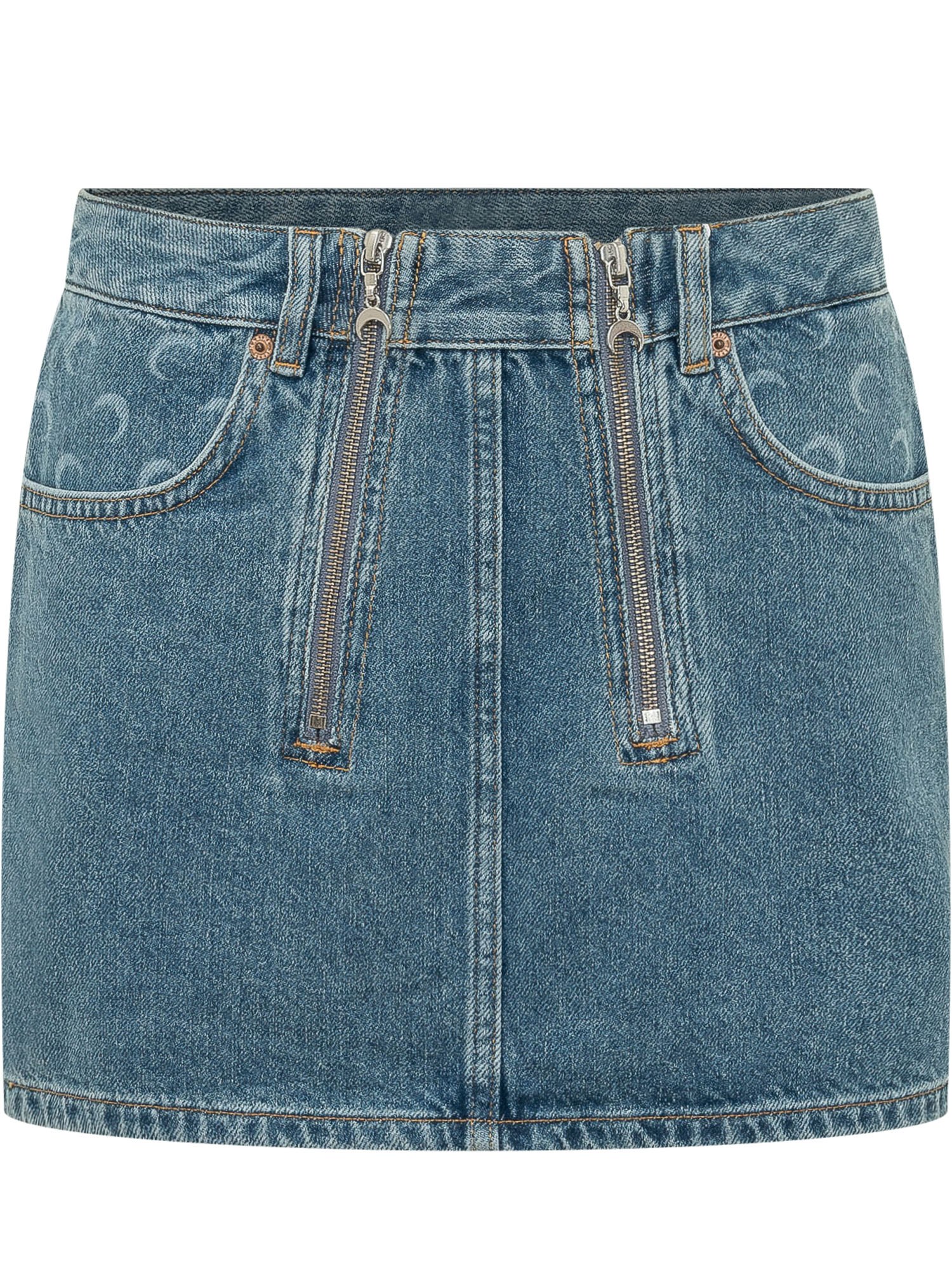 [MARINE SERRE] Mini skirt SS26 WSK135ACDEN0002 BL05