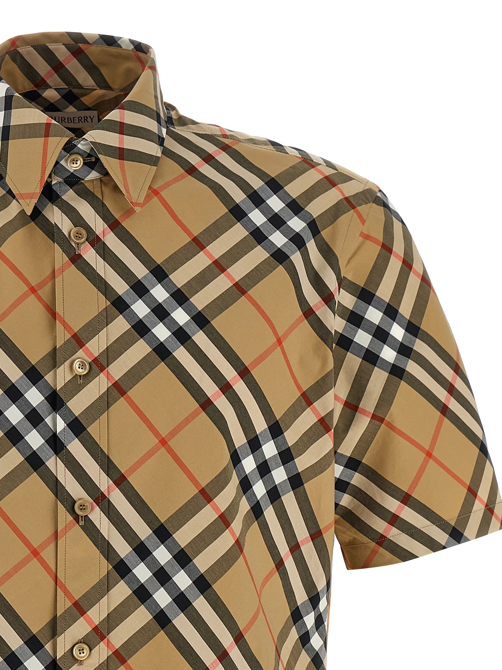[Burberry] Shirts Short Sleeve SS26 8087637SANDIPCHECK
