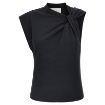 [Isabel Marant] Shirts Sleeveless SS26 TS0175FAA1N41I01BK