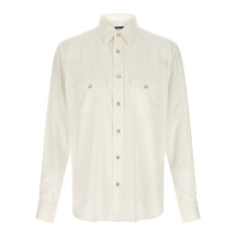 [Tom Ford] Shirts Short Sleeve SS26 HDS001FMC296WAB